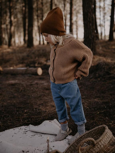 the Simple Folk Chunky Cardigan, Mocha